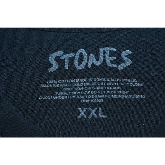 Rolling Stones ‘24 Carat Men's T Shirt Size 2XL Adult Black Concert Double Sided - Picture 7 of 11